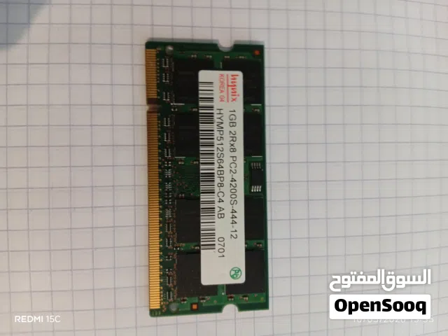 ddr2ram لبتوب أو بيسي بورتابل 1gb