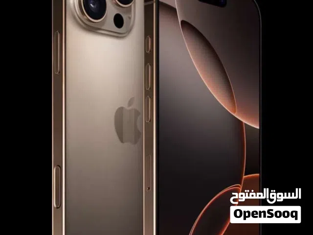 ايفون 16برو ماكس جديد بطاريته100 نضافته 100ويا كفرات ذاكرته 256