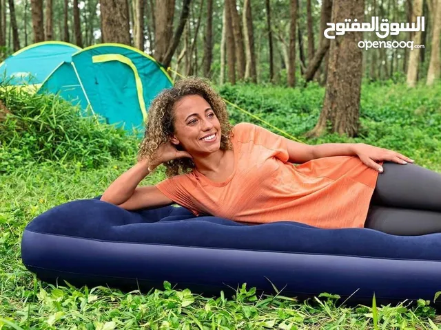 فرشة Bestway الهوائية الأصلية – حل مثالي للنوم المريح بأي مكان تصميم ناعم ومبطن كأنك على سرير