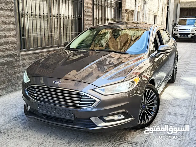 فورد فيوجن 2017 تيتانيوم 7جيد بحالة الوكالة