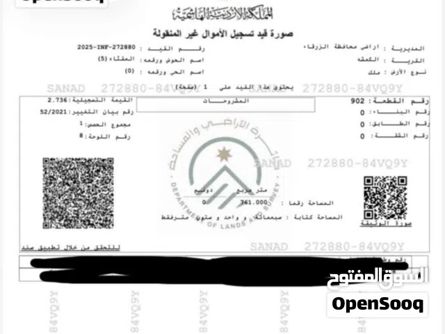 Mixed Use Land for Sale in Mafraq Manshiyyet Bani Hassan