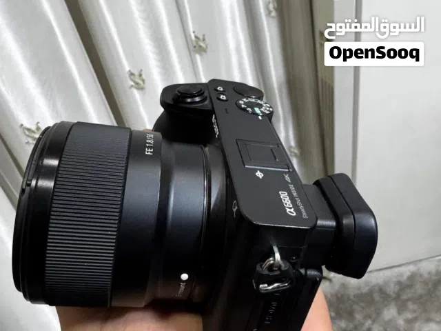 كامره سوني 6600 وياهة عدسه 50 ملم جديده كلش شتر 4k