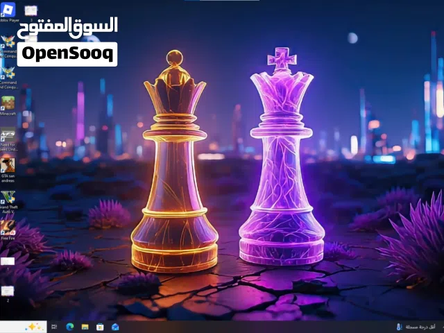 بي سي اتش بي مع كامل ملحقاته لدراسة والالعاب ، جتا ببجي فري فاير pc hp ssd gta v grand pubg free fir
