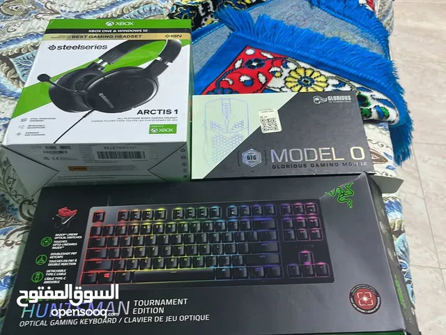 Steelseries wired arctics 1 Keyboard razer huntman tournament edition Glorious mouse wired model o