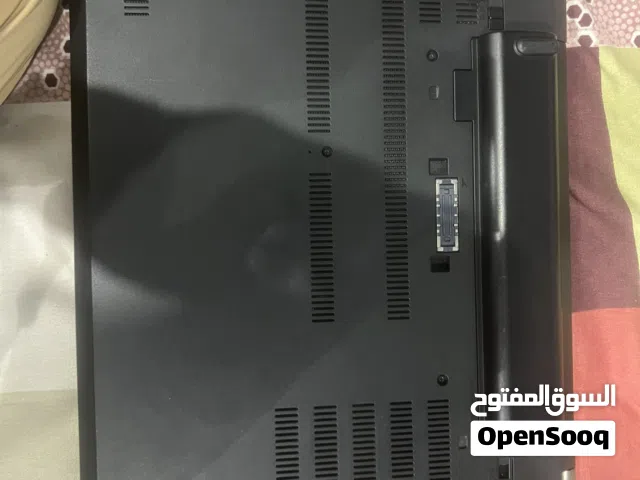 السلام عليكم لابتوب لينوفو T570 نظيفة استخدام شخصي برامج الافيس فقط شغل بسيط