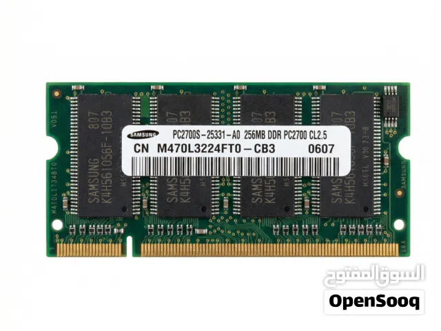 رام(RAM) SAMSUNG 256Mb مخزنة نادرة DDR1
