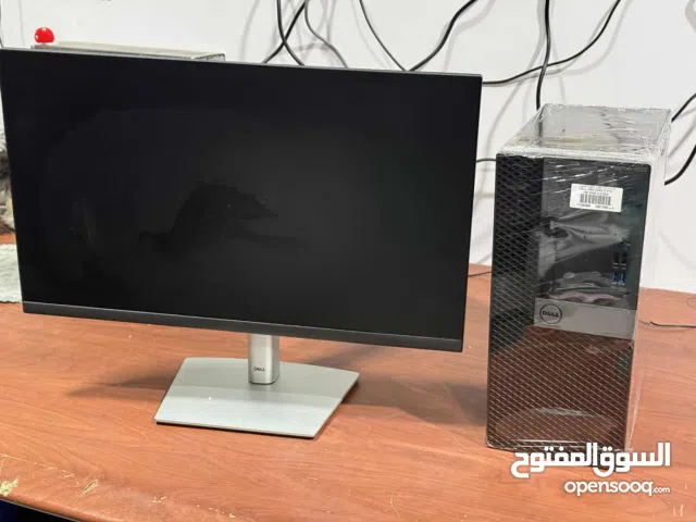 Dell core i7 7050 مع شاشة 24بوصة جيل سابع