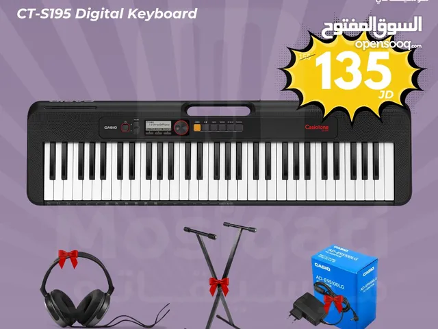 اورغ كاسيو مع المحول الاصلي وستاند وهيدفون Casio CTS195 Keyboard