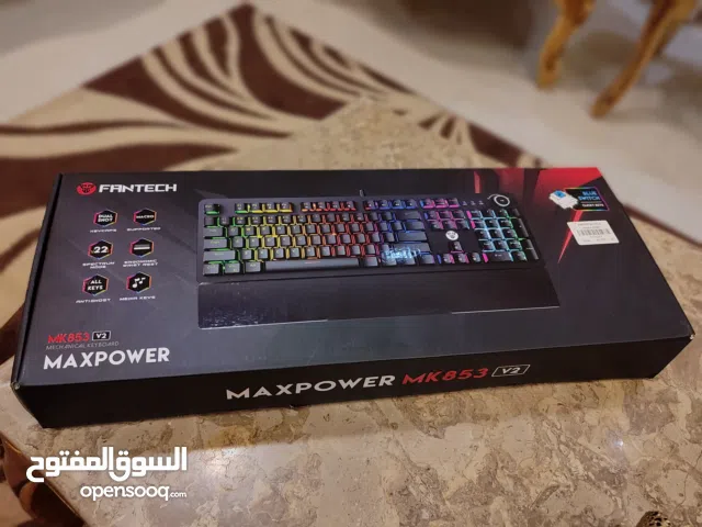 جيمينج كيبورد ميكانيكال شامل التوصيل MAXPOWER MK853