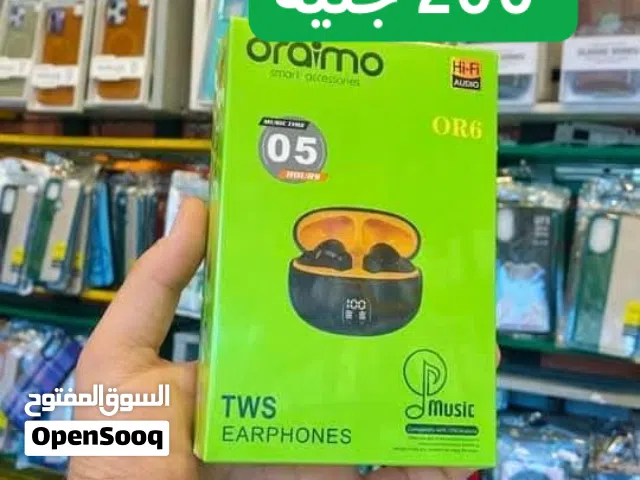 سماعات ايربودز Oraimo Or6بجودة صوت مذهلة