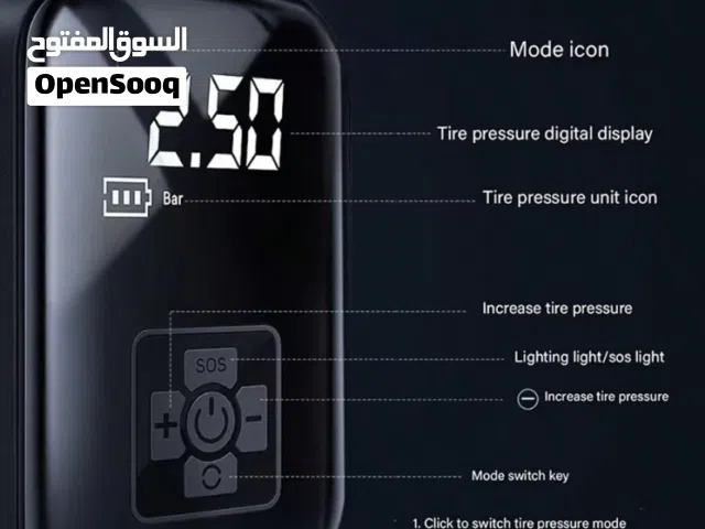 مضخة هواء للسيارات مستعملة عالية الجودة مع ضغط هواء دقيق