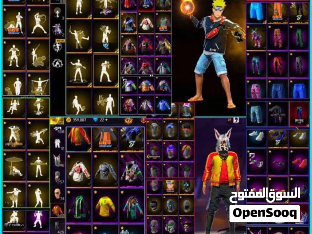 حساب فري فاير للبيع مستعجل
