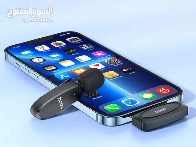 HOCO L15 iP Crystal lavalier wireless digital microphone مايك اصلي وايرلس تايب سي / ابل