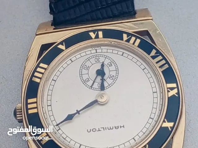 ساعات سويسرية Swiss gold watch ذهب عيار 18 الكتروبيلت طلاء. بحالة فوق الممتازة واتساب