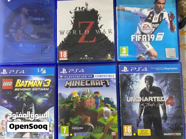 اشرطه ps4 مستخدمة