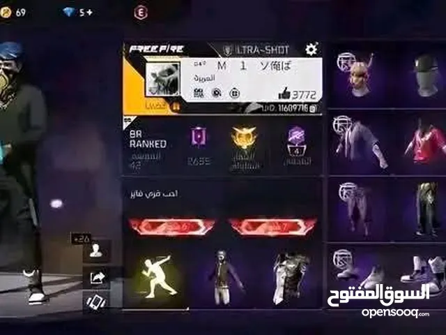 Free Fire Accounts and Characters for Sale in Ma'an