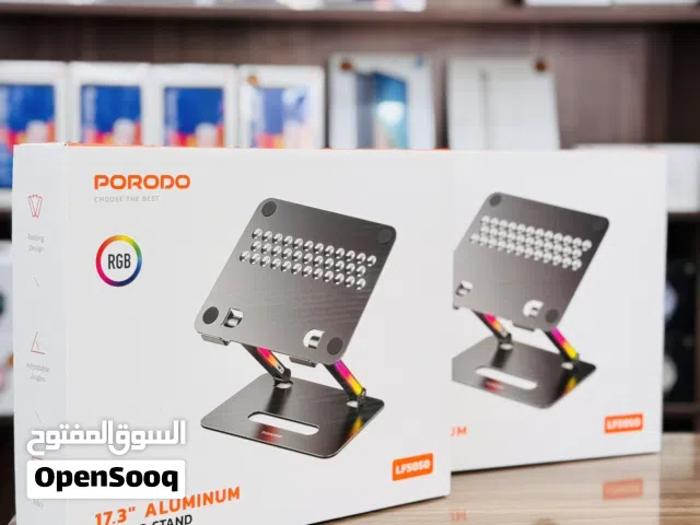 PORODO LFS-050 17.3’’ aluminium laptop   ستاند للايباد stand