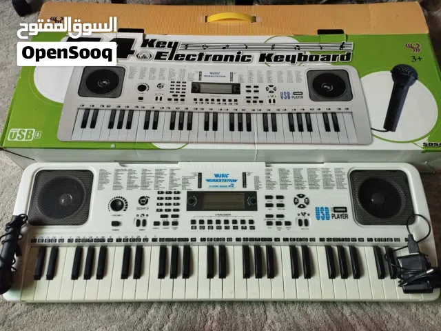 كيبورد الكتروني 54 مفتاح مع مايك استعمال خفيف