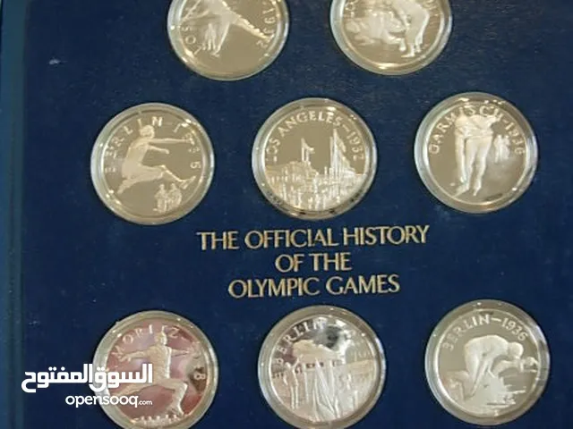 مجموعة نادرة من 50 عملة فضة للالعاب الاولمبية (1976م)