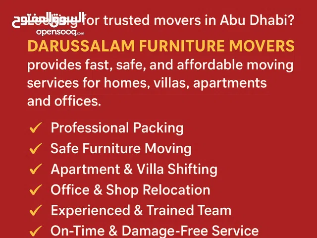 Darussalam fast and reliable movers in Abu