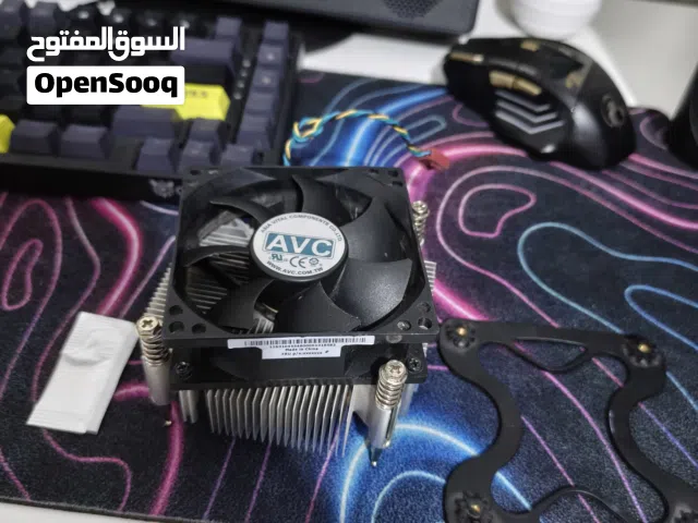 مروحة تبريد معالج مع القاعدة + معجون حراري