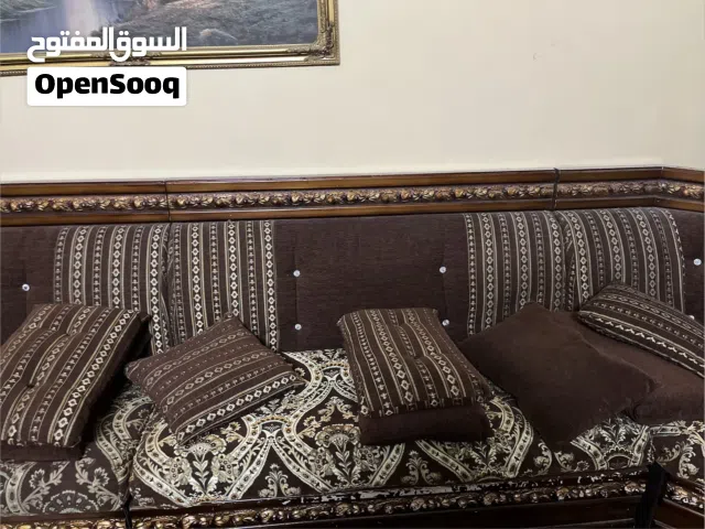 كنب تفصيل خشب مستخدم 6قطع