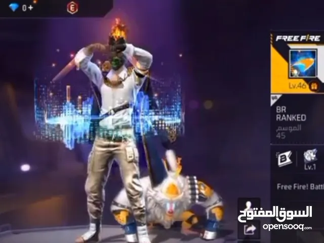لعبه فري فاير للبيع او للبدل بحساب فورت نايت او قراند
