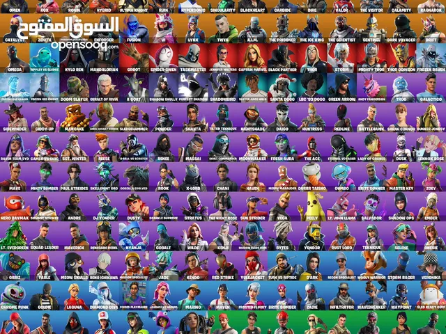 حساب فورت نايت اساسي شيطون 200 سكن