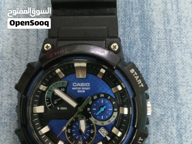 This is a Casio MCW-200H-2AVDF analog chronograph men's watch with a black resin strap an