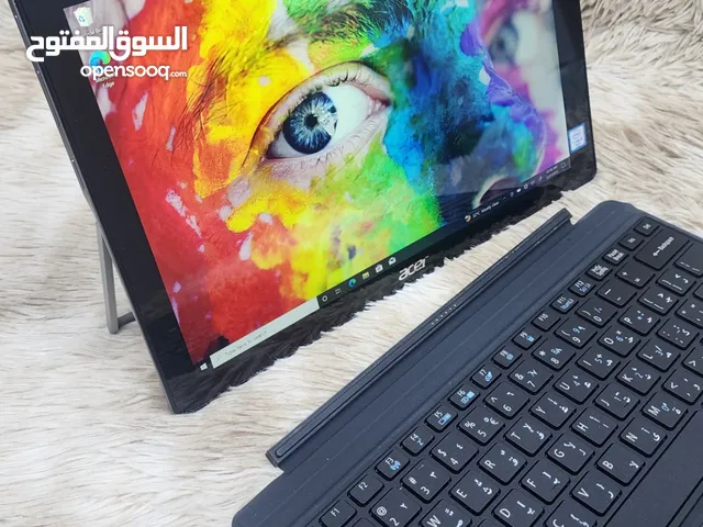 Acer Processor i5-6th 2.30Ghz speed 8gb 256gb 2k resolution Touchscreen Detachable Backlight keyboar
