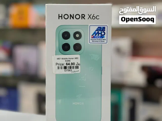 Brand New Honor X6C in Oman  6GB Ram  1 Year Warranty