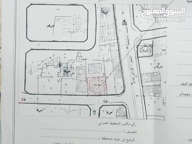 قطعة أرض مساحتها 665مترمربع بمنطقة اولاد الحاج سوق الجمعة