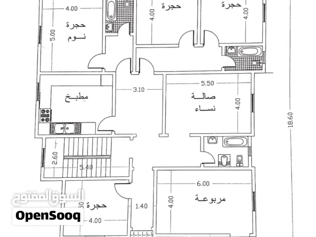 280 m2 5 Bedrooms Townhouse for Sale in Tripoli Khallet Alforjan