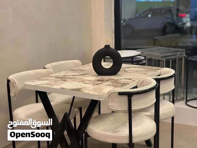 ميز طعام تركي 4 كرسي الابعاد ::-  110 x 70 cm