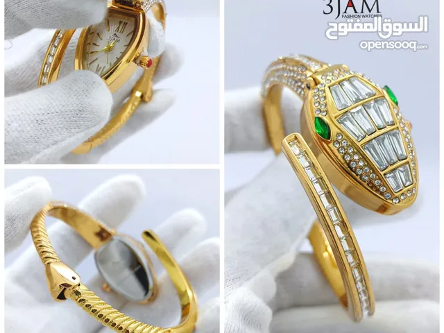 3jam snake ladies fancy watch with company 3jam box