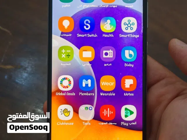 جهاز سامسونغ A72 الغني عن التعريف، نظيف خبش لا وبدون أي صيانة أو أي عيوب