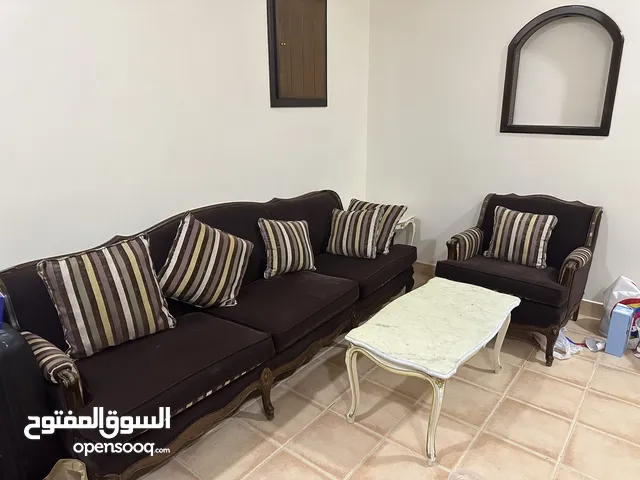 Sofa with two side tables