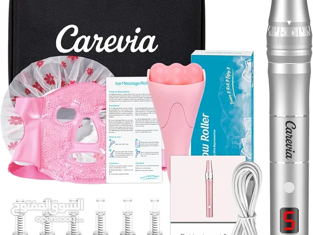 Derma Pen & Cold Hot Gel Beads Face Mask & Ice Face Roller High quality Full Kit hair & face care