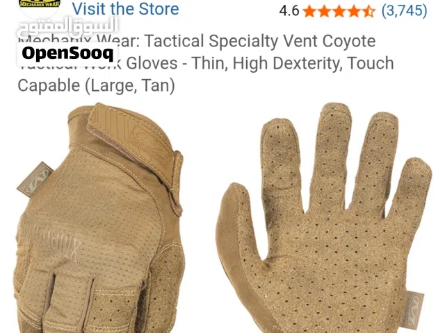 قفازات عسكريه Vent  mechanix wear صنع في فيتنام وكاله حجم لارج ماشالله الفخامه لعشاق التخييم والصيد