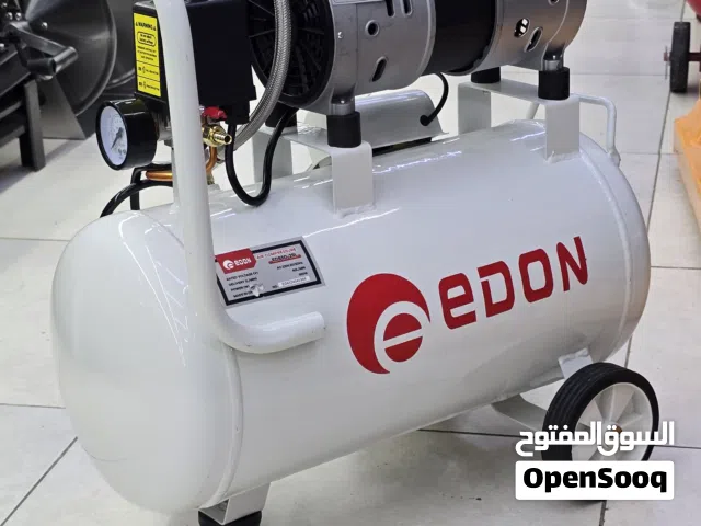 كمبريسر هواء 25 لتر سايلنت حجم صغير شركة EDON  مكينة بريشر الهواء كهرباء صامت كهربائي
