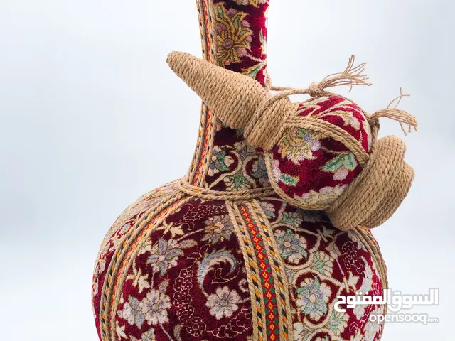 Handcrafted Persian Silk Rug Vase