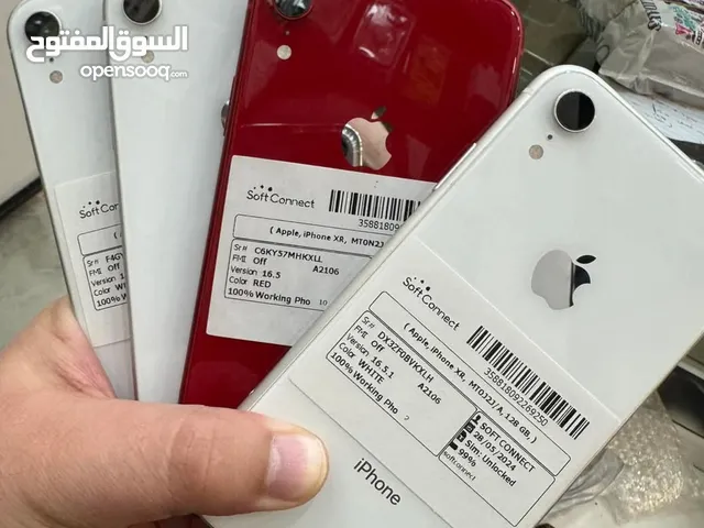 متوفر ايفونات XR الاصلي جيجا 64 و 128 بطاريات مشكل هدية كفر ولزقة وشاحن الاصلي متوفر توصيل