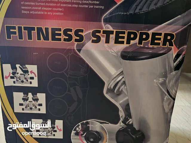 جهاز لياقة بدنية للخطوات مع احبال مقاومة - - Fitness Stepper Machine with Resistance Bands