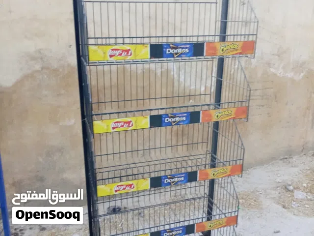 ستاند معدني 6 ستاندات لعرض الشيبس والوجبات الخفيفة