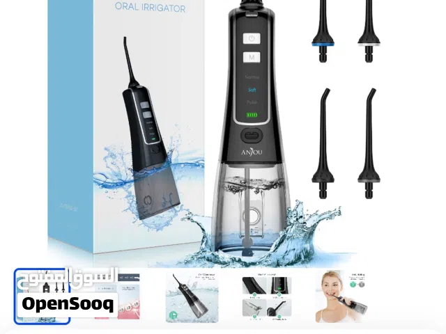 Water Flosser for Teeth, Anjou Water Flossers 300ML Portable Oral Irrigator Cordless