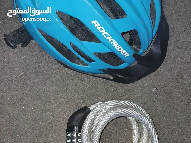 خوذه و قفل دراجه bicycle helmet