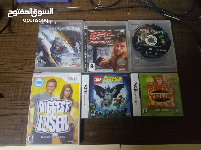 سيديات بلاي ستيشن 3 ومينتاندو وwii اي سي دي بخمس دنانير