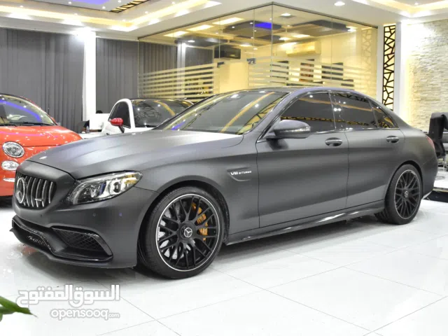 Mercedes Benz C63s AMG ( 2020 Model ) in Matte Black Color European Specs