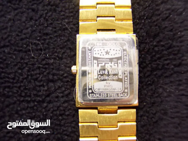 ساعةياباني طلاء ذهب كامل عيار 18 يابانيه اصليه وارد البحرين