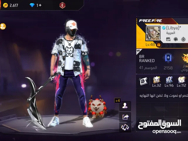 Free Fire Accounts and Characters for Sale in Irbid